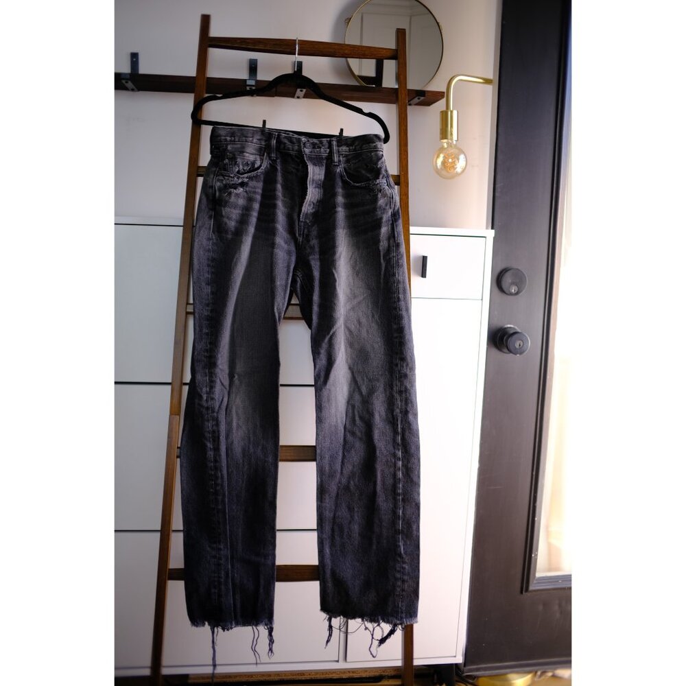Moussy Vintage Fairfield Slim Straight Jeans - Black - 28 - Like New